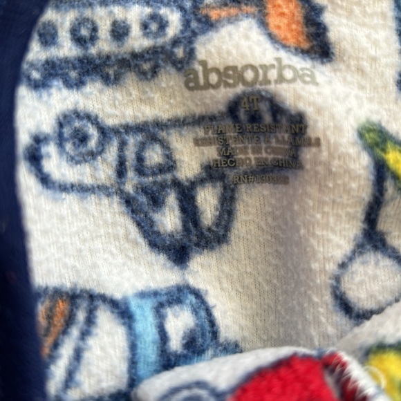 Absorba Toddler Construction Footie Pajamas - Picture 6 of 11